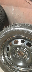 Zimne kolesa PSA 4x108 R15 so zimnymi pneu Michelin - 4