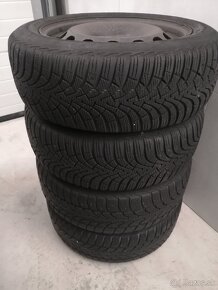 205/55r16 Pneumatiky zimné + plechové disky - 4