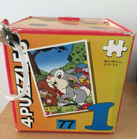 Puzzle rôzna tematika - Bambi, Rumcajs - RETRO - 4