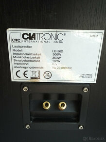 Repráky ClaTronic LB 562 - 8Ohm 180-350 Watt - 4