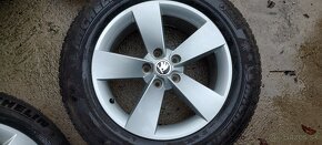 ALU Škoda 5x112 a zimné Michelin Alpin 5 215/65 R17 - 4