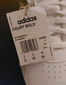 Predám damske biele tenisky Adidas Court bold - 4