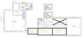 Prenájom priestorov 34m2, 79m2 - 4