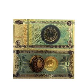 Originálna zberateľská pamätná bankovka - 100 ₿ - 4