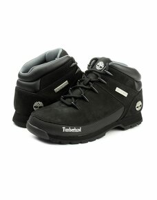 Timberland euro sprint mid hiker black nubuck veľkosť 50 - 4