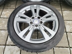 Alu disky 5x112 R17 Mercedes + 225/45 R17 letné pneumatiky - 4