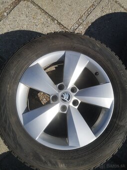 Škoda original hlinikove disky R17 5x112 Nanuq - 4