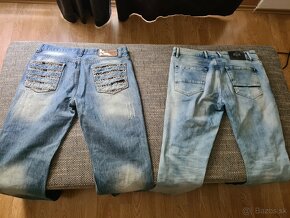 Panske jeansy Armani jeans oversize a M&D - 4