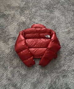 The North Face 1996 Nuptse Cropped Puffer Jacekt–Red - 4