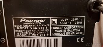 Predám receiver Pioneer VSX-915S - 4