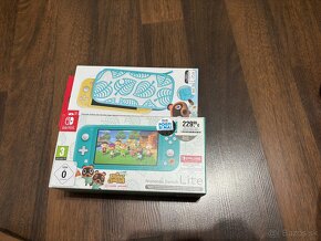 Predám Nintendo switch Lite animal crossing edition - 4