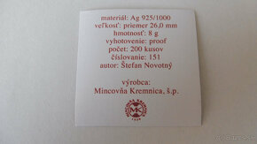 Medaila Biatec SNS-40 rokov, proof - 4