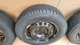 VW disky 5x112, ET 43, zimné Pirelli 195 / 65 R15 - 4