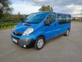 Opel Vivaro 2,5 CDTI 107 kw,2009,9 miest, klíma - 4