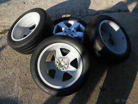 17"-LETNA SADA KOLIES NA PREDAJ 225/50R17 5x112 ORIG. ŠKODA - 4