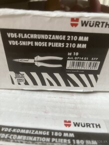 WÜRTH ploché kliešte VDE 200 mm - 4