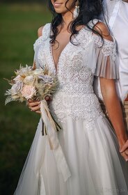 Svadobné šaty zn. Natasha Azari - 4