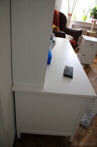 Hemnes Ikea písací stôl s nadstavcom + Stolička - 4