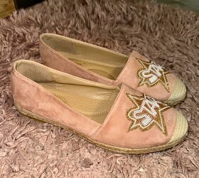 pink powder star stylove damske baleriny-espadrilky - 4