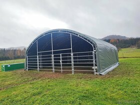 Prístrešok pre zvierata 10x10m (100m2) plachta 900g/m2 - 4