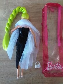 Nová bábika Barbie Extra originál Mattel zelené vlasy - 4