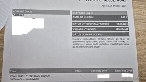 Iphone 16 Pro 512GB Black / NOVÝ, NEROZBALENÝ - 4