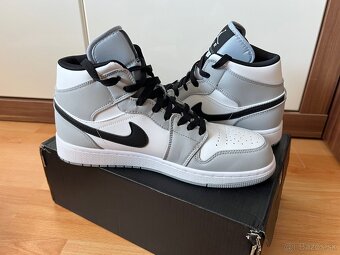 Nike air jordan 1 mid smoke gray - 4