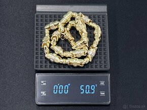 50,9g zlatá 14k retiazka, 585 - 4