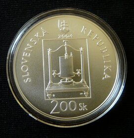 Slovenské strieborné 200 koruny bk - 4