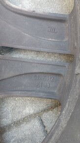 Čierne Alu disky 5x100 R15 195/65 zimné pneu - 4