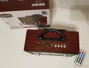 Retro radio MEIER M-156B dialkove ovladanie, BT - 4