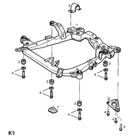 podpera 90498746 Opel Astra G/H, Zafira A/B, Meriva B - 4