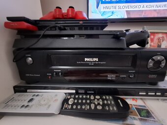 Videorekordér philips+vhs kazety - 4