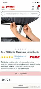 Reflexná pláštenka na kočík Reer - 4