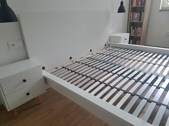 IKEA posteľ Malm 160 x200 cm s roštom a madracmi - 4