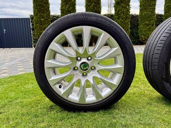 Komplet letnú sadu alu Škoda CEPEUS L & K 5x112 225/45 R17.. - 4