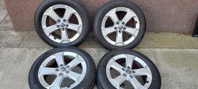 Alu Audi 5x112 a zimné Bridgestone Blizzak 215/55 R17 - 4