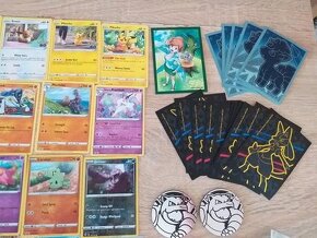 Nehrané Pokémon kartičky, mince, odznaky - 4