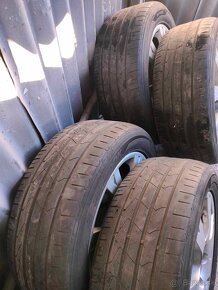 4ks alu disky orig. Škoda 5x112 r16 pneu 205/55 r16 - 4