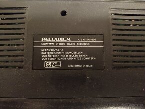 Palladium radiomagnetofon retro 2 kazeťák - 4