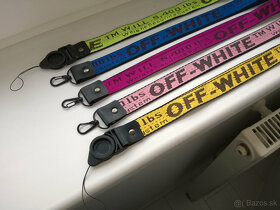 Štýlové šnúrky značky Off-white lanyards - 4