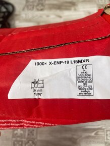 Predám Hilti náboje a klince DX - 4