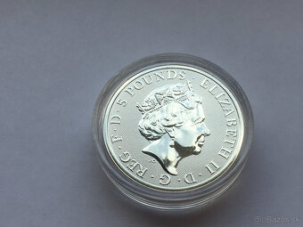 2 oz investičné striebro Completer - Queen´s Beasts - 4