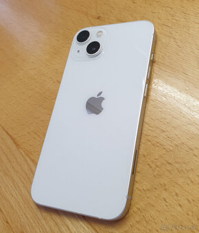 iPhone 13 128GB biely 100% baterka veľmi pekný stav - 4