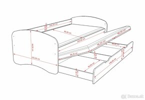 Detská posteľ s pristeľkou - 4