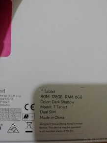 T tabliet úplne nový zabalený 5G,6GB RAM, 168GB ROM - 4