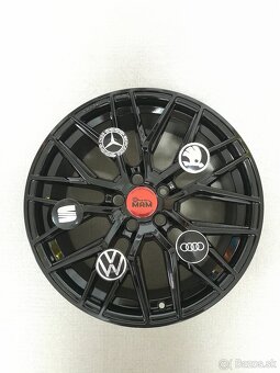 Alu disky R18 5x112 Et30 8J MAM RS4 BP Seat Audi Vw Škoda - 4