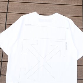 OFF WHITE tee White / DOT Line XL - 4