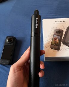 Nové - Insta 360 X4 + stick + 128GB karta - 4