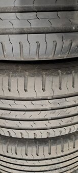 Predám 4ks jazdené letné 215/55r17-94V Continental - 4